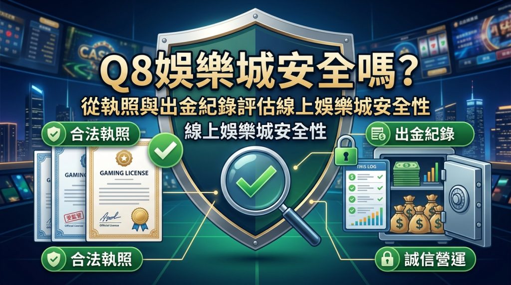 Q8娛樂城安全嗎?從執照與出金紀錄評估線上娛樂城安全性 Q8娛樂城安全嗎?從執照與出金紀錄評估線上娛樂城安全性