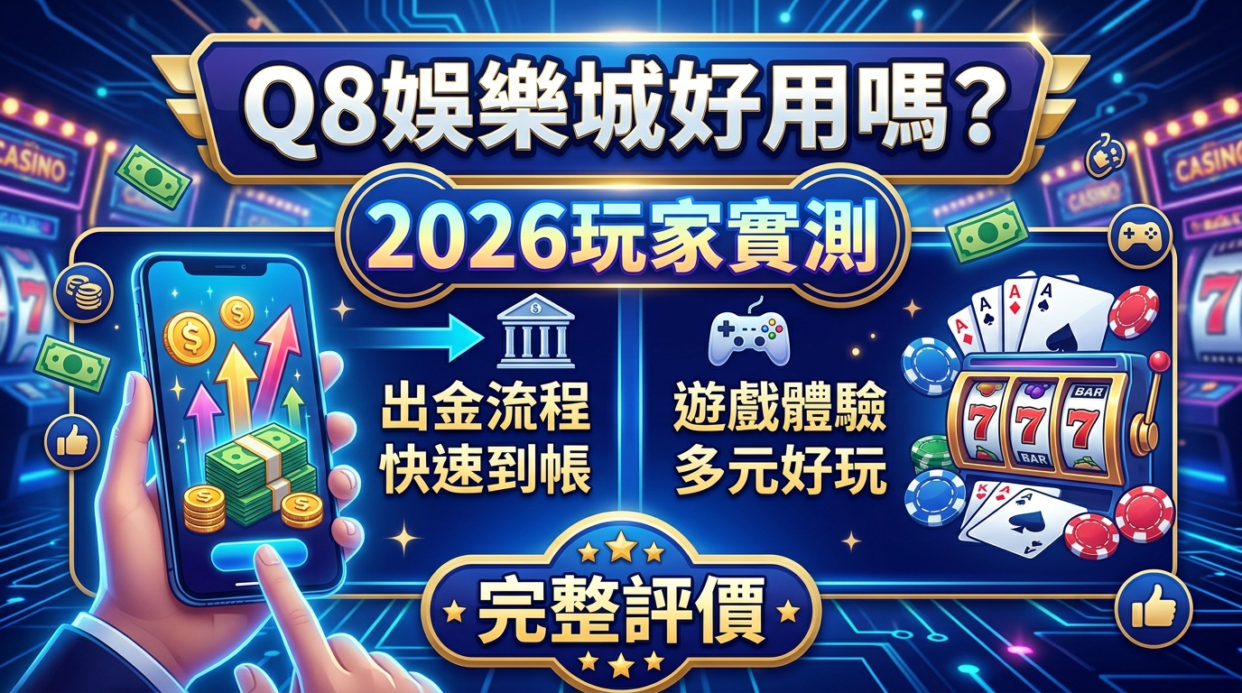 Q8娛樂城好用嗎？2026玩家實測出金流程與遊戲體驗完整評價