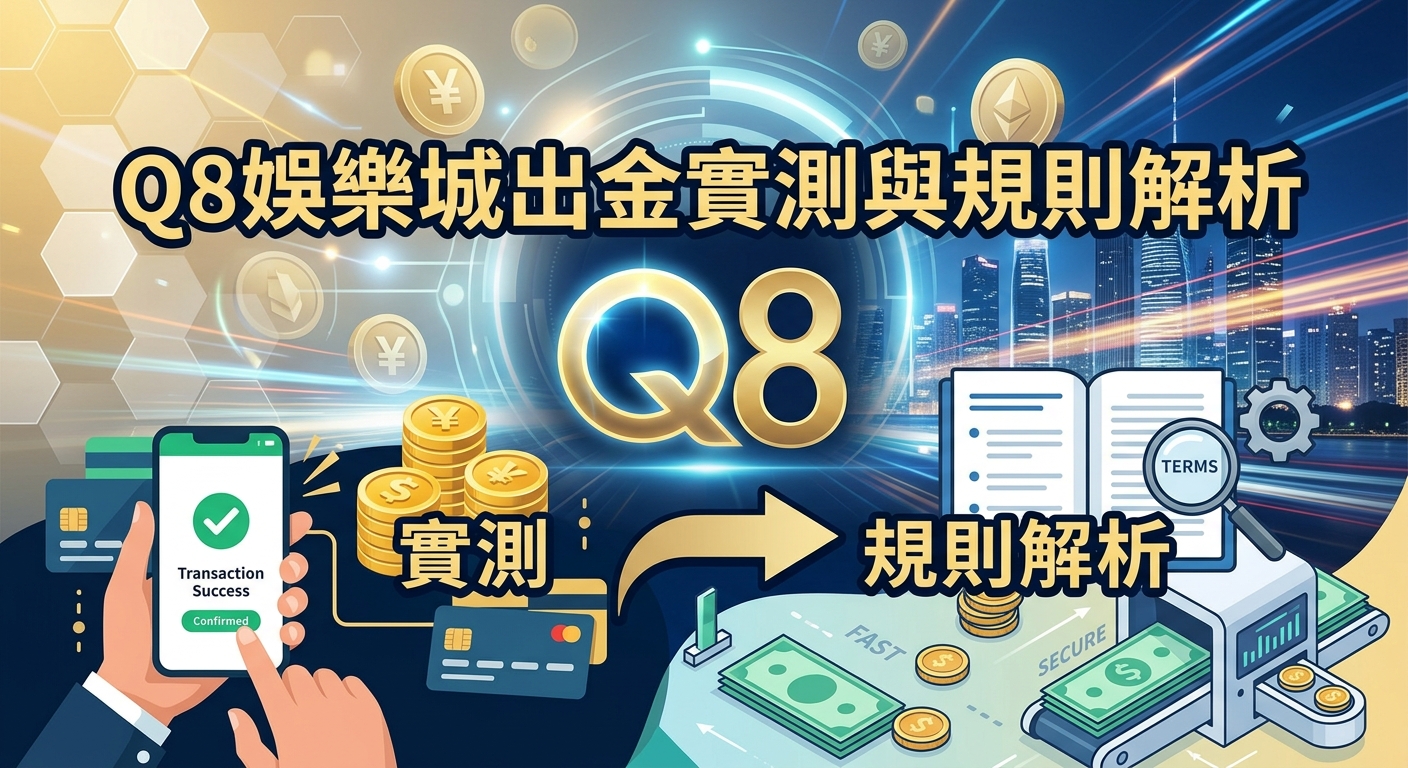 Q8娛樂城出金實測與規則解析