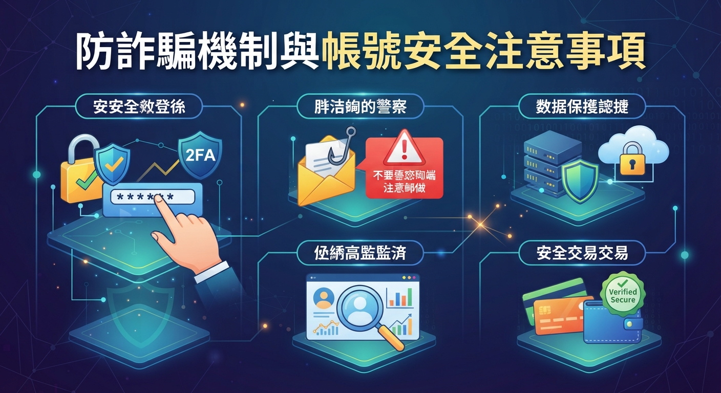 防詐騙機制與帳號安全注意事項