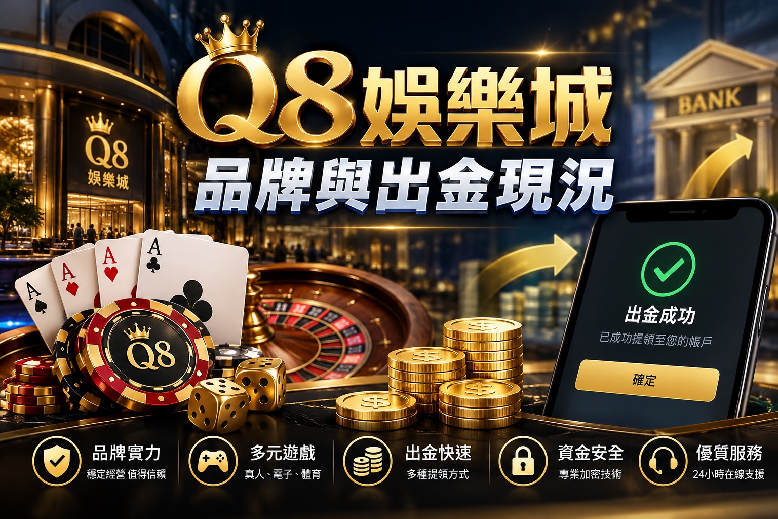 Q8娛樂城品牌與出金現況