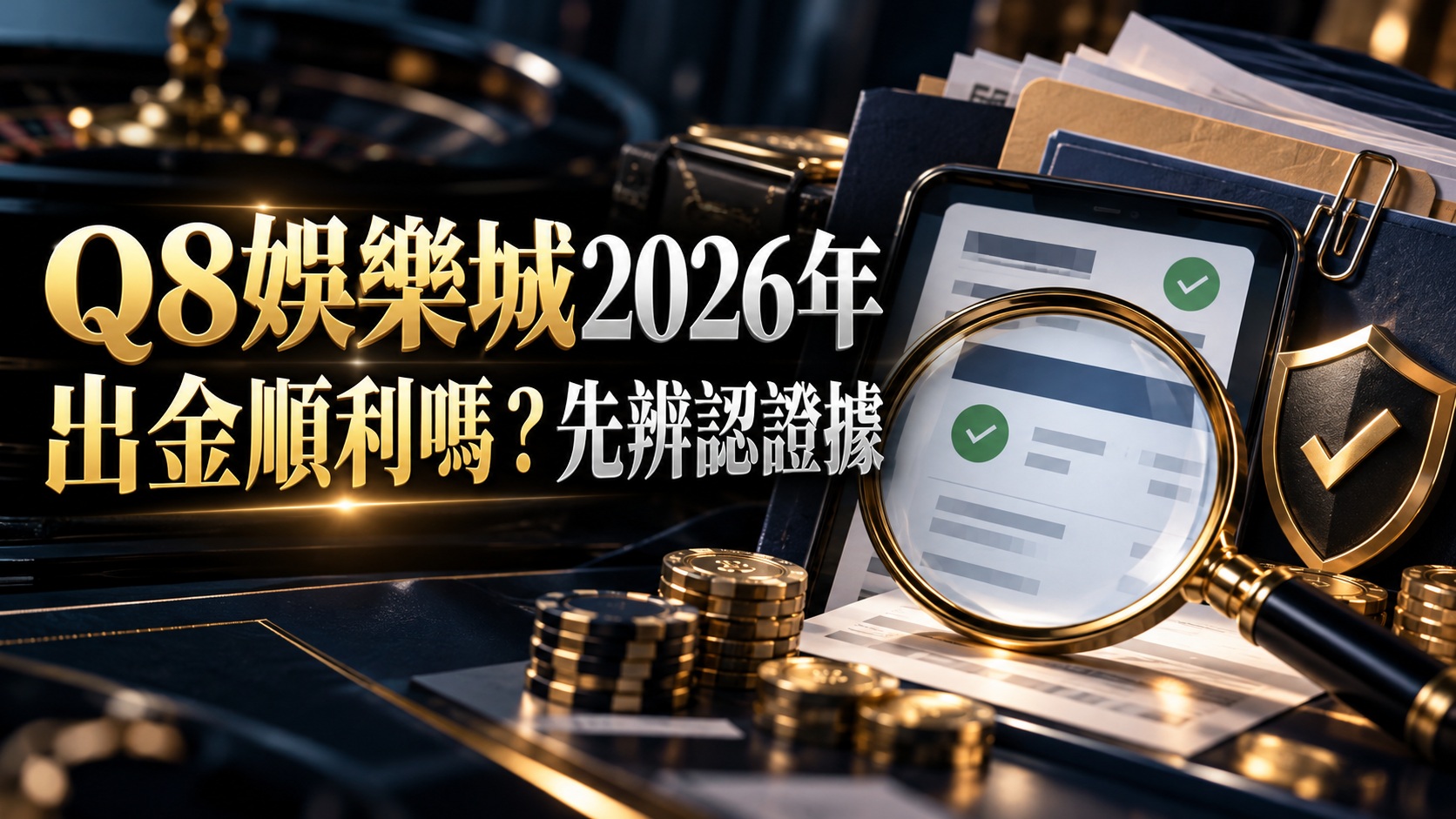 Q8娛樂城2026年出金順利嗎?先辨認證據
